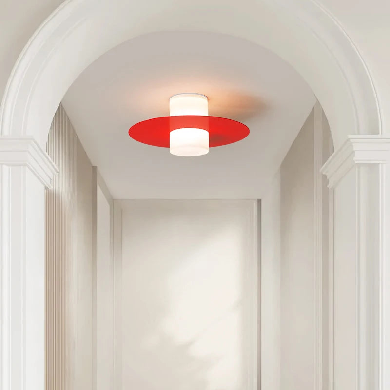Plafonnier Led allée couloir couloir moderne pour salon salle à manger cuisine chambre noir blanc - vue 7 sur 9