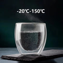 Tasses expresso double paroi verre 80ml ensemble isotherme