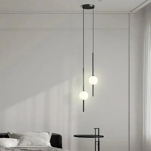 Moderne und schlichte Pendelleuchte für elegante Inneneinrichtung - vue 5 sur 10