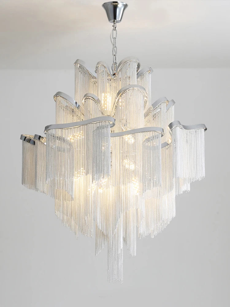 suspension design minimaliste avec pompon pour intérieur moderne - vue 6 sur 14