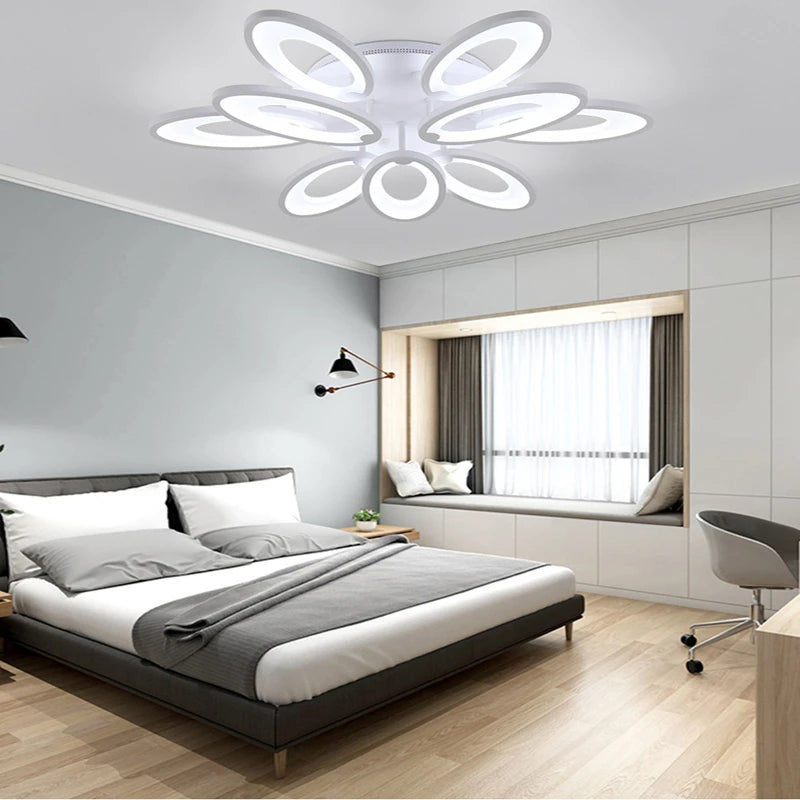 Plafonnier Led en forme de pétale