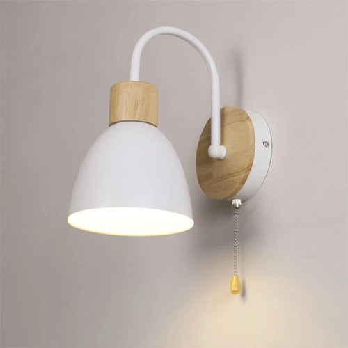 Moderne nordische Wandleuchte Macaron mit LED-Schalter für die Wohnungsdekoration - vue 15 sur 18