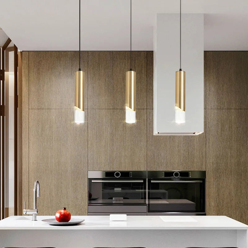 Minimalistischer LED-Kronleuchter aus Eisen und Klarem Kristall - vue 3 sur 8