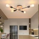 lustre moderne en bois pour décoration intérieure suspendue