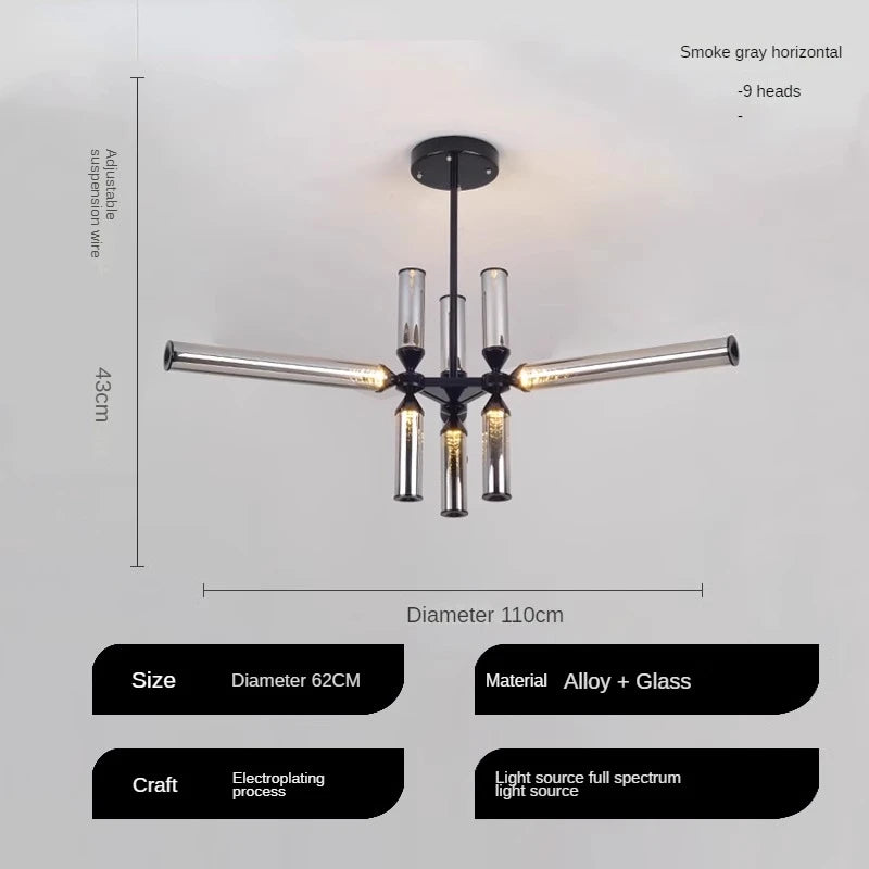 Tischlampe aus Glas im italienischen Design für moderne Räume - vue 9 sur 19