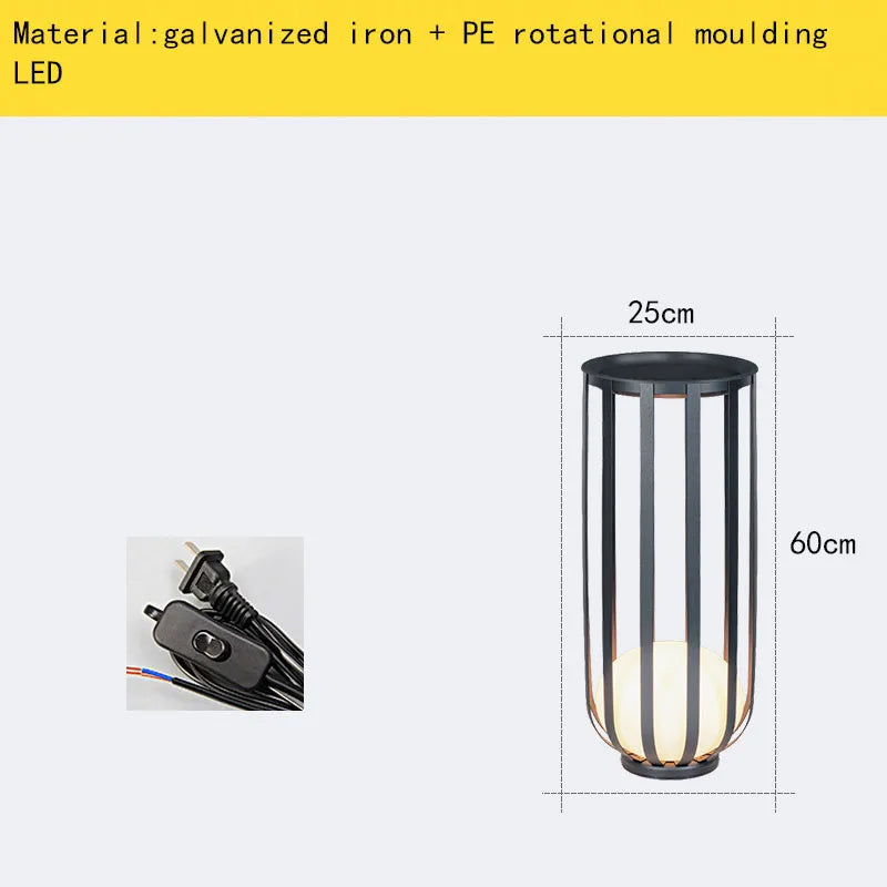 Solar-Stehleuchte im modernen Stil mit Acrylkugel und Metallstecker - vue 9 sur 18