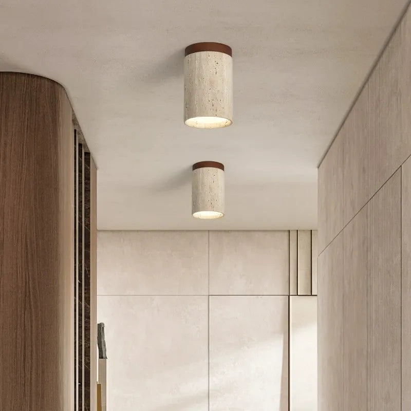plafonnier led moderne en marbre pour décoration intérieure - vue 6 sur 11