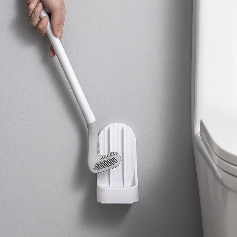 brosses de nettoyage silicone avec support pour salle de bain - vue 3 sur 16