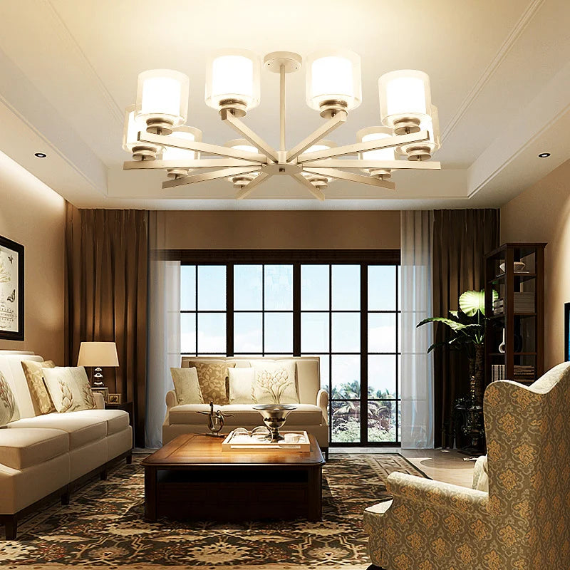 Bosmos European Style Decorative LED Chandeliers For Living Rooms, Bedrooms, And Modern Simple Indoor Lighting - vue 7 sur 21
