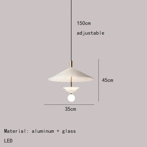 suspension en métal pour intérieur moderne avec lumière douce - vue 10 sur 14
