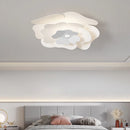 plafonnier led moderne nordique avec motif fleur pour maison