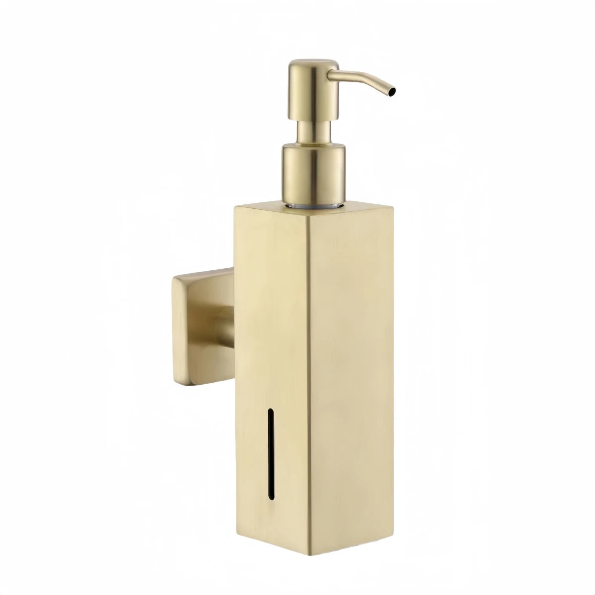 distributeur de savon manuel en acier inoxydable pour salle de bain - vue 9 sur 9