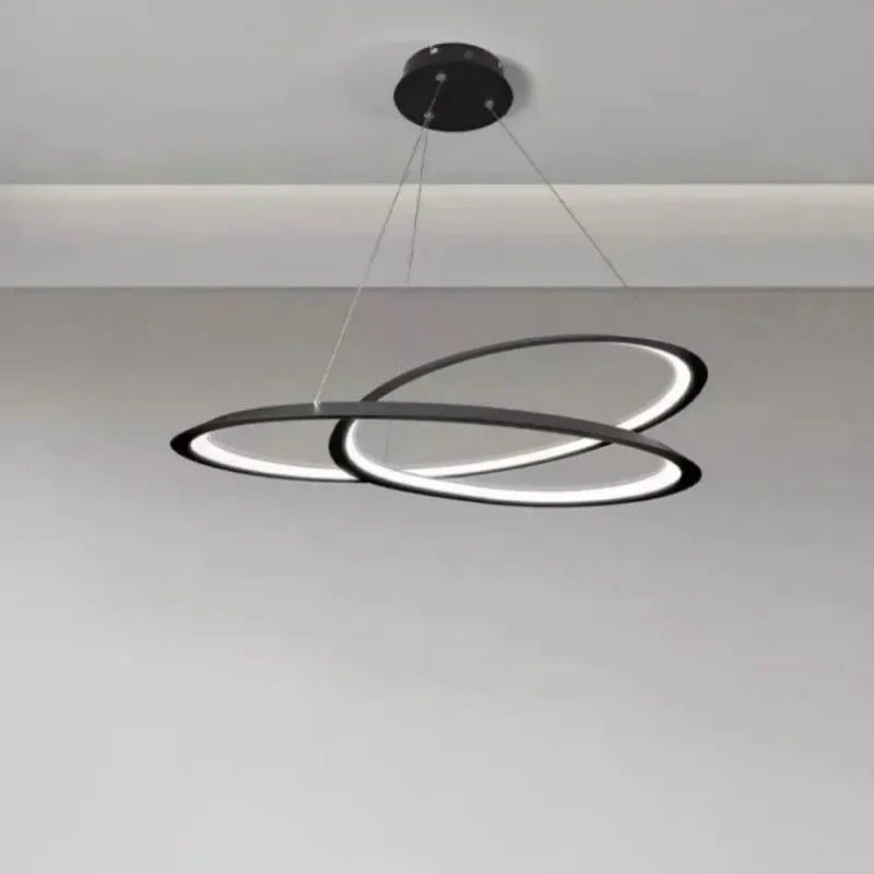 Lustre LED suspendu au design moderne - vue 3 sur 15