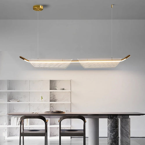 Minimalistische Designer-Pendelleuchte für moderne Restaurants und Bars - vue 4 sur 18