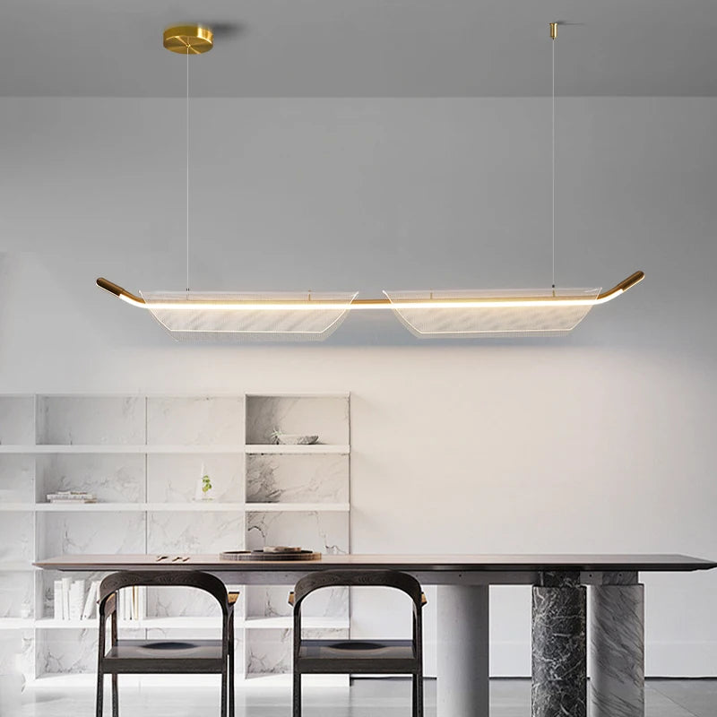 Minimalistische Designer-Pendelleuchte für moderne Restaurants und Bars - vue 3 sur 18
