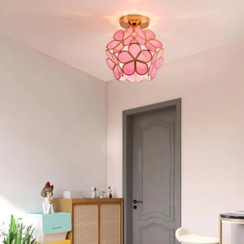 Moderne LED-Deckenleuchte aus Acryl für helle Innenräume - vue 5 sur 6