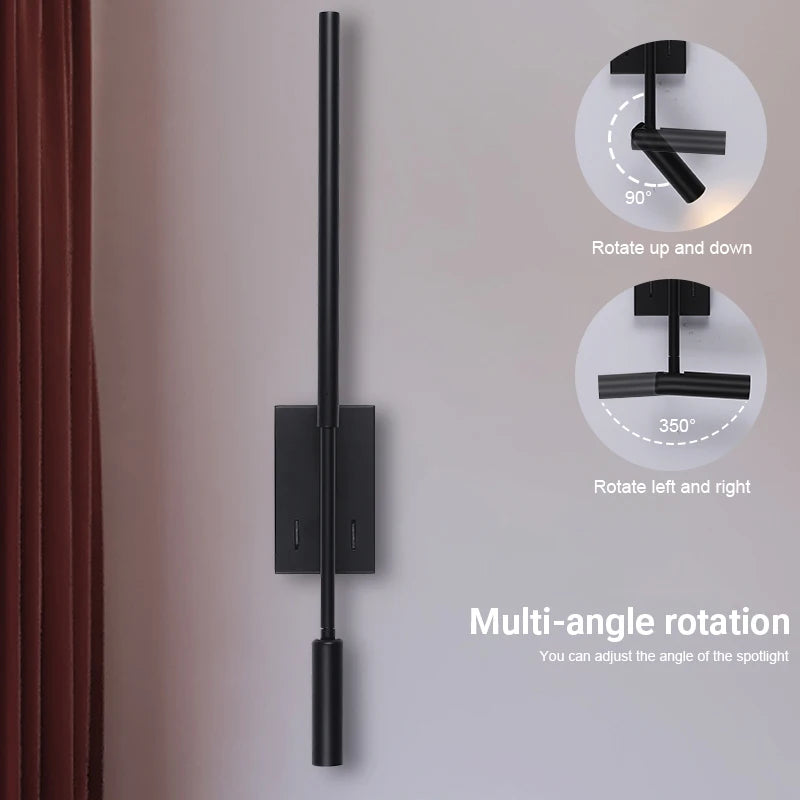 applique led moderne pour décoration canapé - vue 3 sur 9