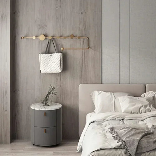 porte-vêtements et chapeaux de luxe nordique décoratif mural