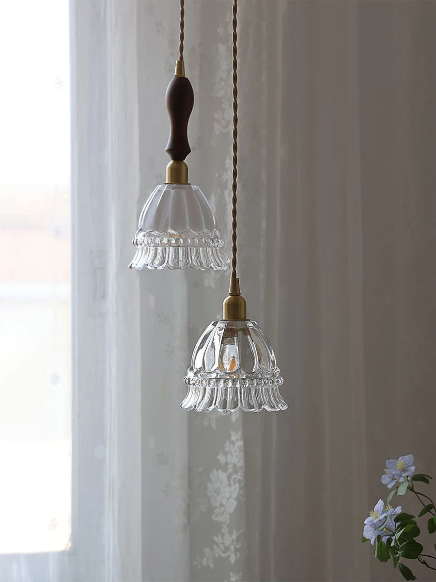 lustre moderne en verre pour éclairage intérieur vintage - vue 4 sur 12
