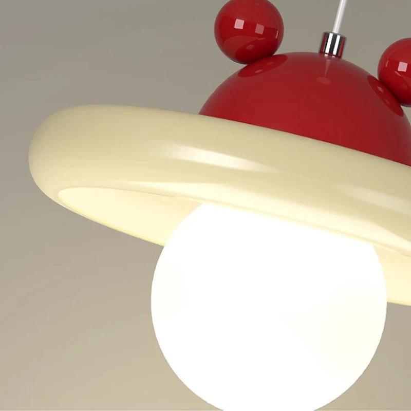 lustre moderne pour chambre d'enfant décoration nordique lumineuse - vue 7 sur 15