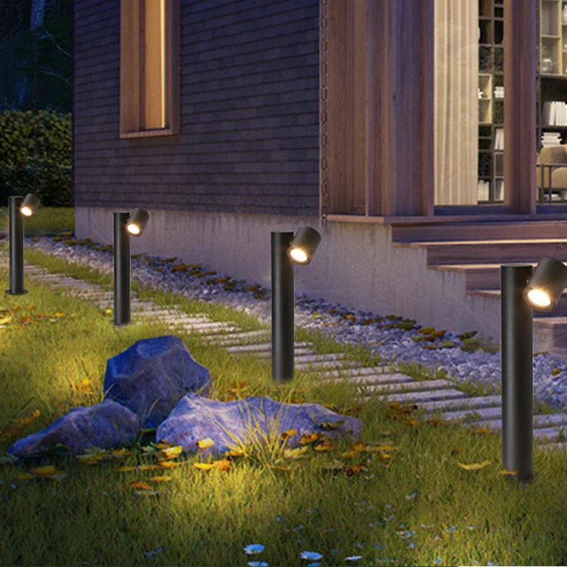 lampes de jardin lumineuses pour extérieur avec double tête - vue 3 sur 8