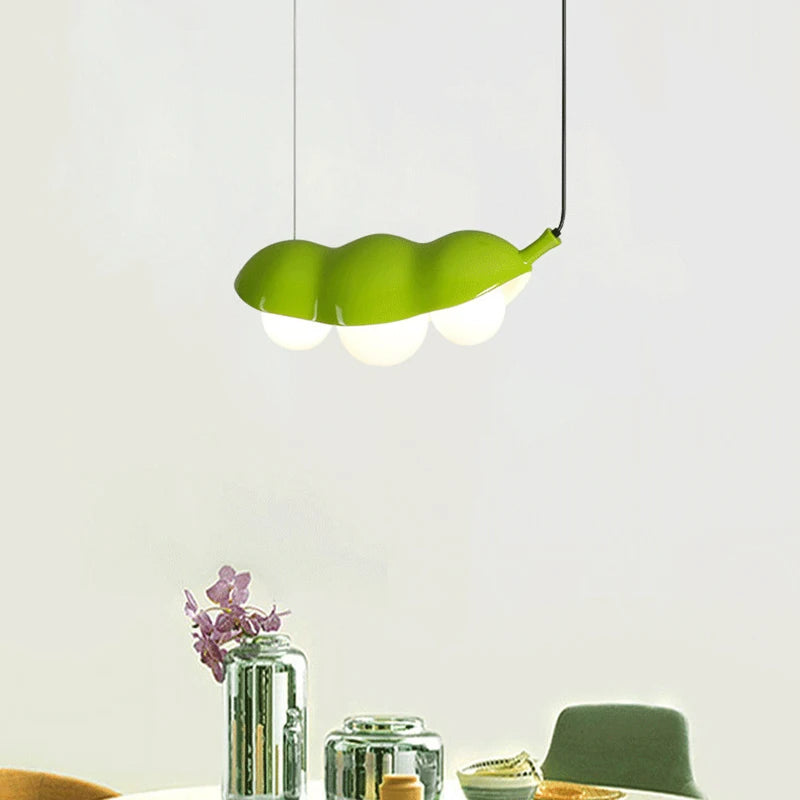 lustre en verre à pois créatifs avec fil réglable pour éclairage