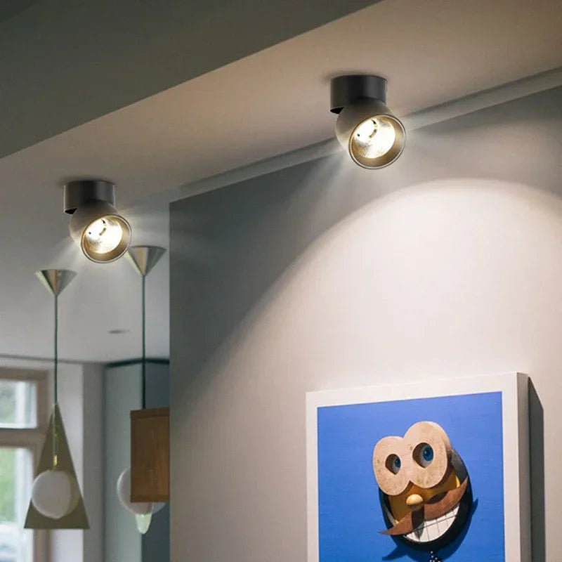 spot led extérieur à angle réglable sans perforation - vue 5 sur 14
