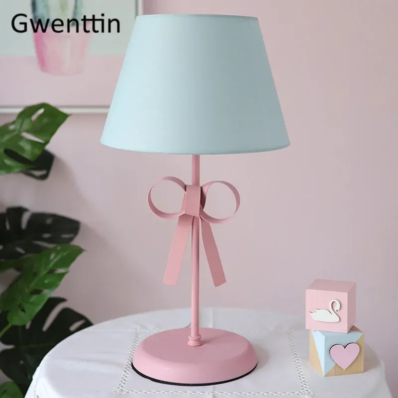 lampe de bureau moderne à nœud papillon pour chambre décorative - vue 10 sur 14