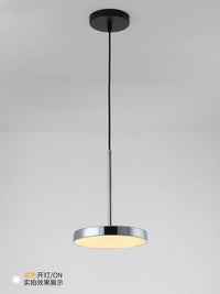suspension circulaire en fer au design nordique élégant pour intérieur
