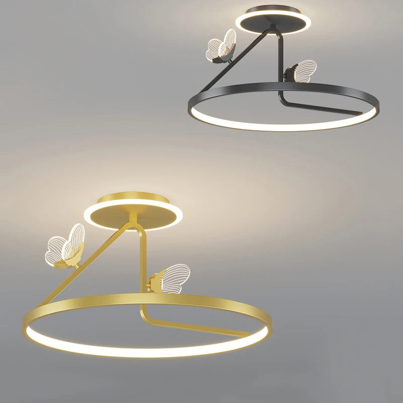 plafonnier led moderne design pour éclairage décoratif intérieur - vue 6 sur 10