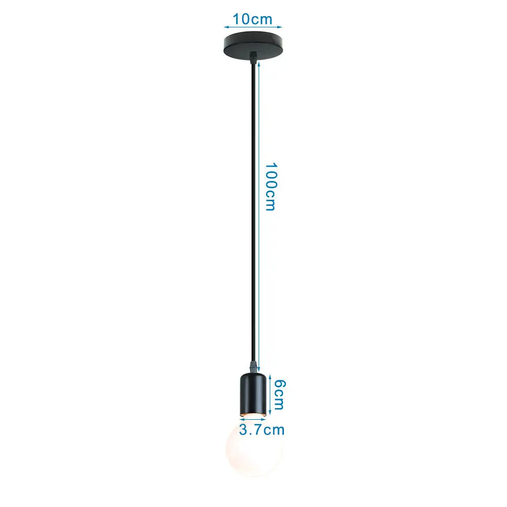plafonnier led moderne style industriel rétro pour décoration intérieure - vue 14 sur 14