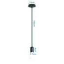 plafonnier led moderne style industriel rétro pour décoration intérieure