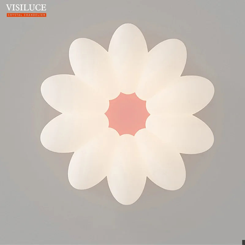 LED-Deckenleuchte Blumen für Kinderzimmer mit drei Lichtfarben - vue 5 sur 10