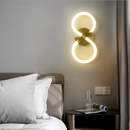 applique led luxe pour décoration intérieure maison - vue 2 sur 9