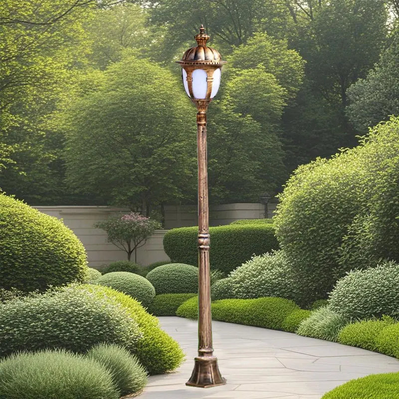 lampadaire extérieur étanche en aluminium pour jardin
