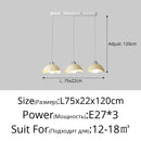 Eleganter LED-Kronleuchter im nordischen Stil für die stilvolle Inneneinrichtung