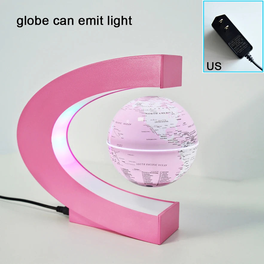 globe de lévitation magnétique 3d avec autorotation lumineuse - vue 10 sur 16