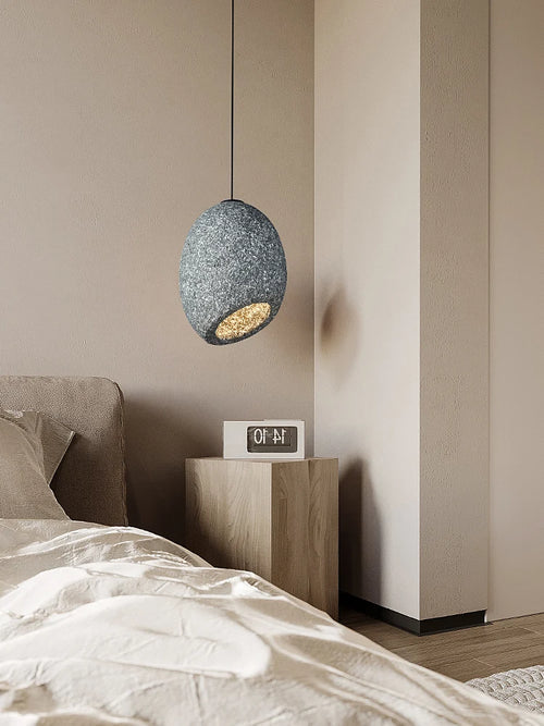 LED-Kronleuchter im nordischen Wabi Sabi Stil für Café und Restaurant - vue 3 sur 10