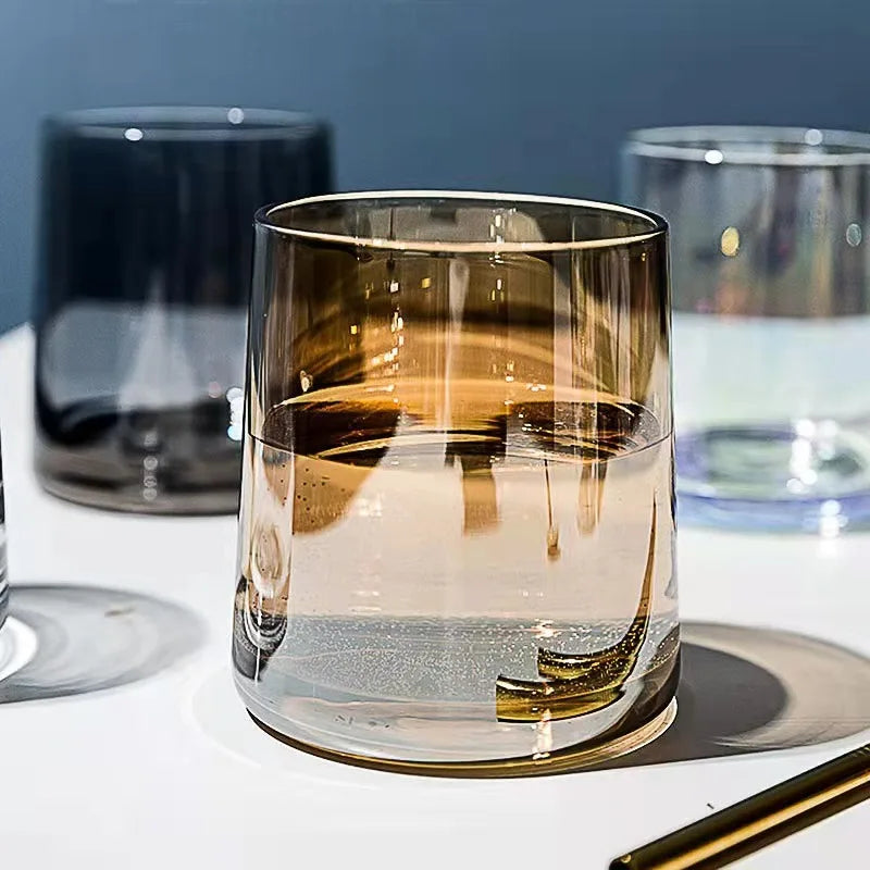 Ensemble verres cristal style moderne gobelets polyvalents maison