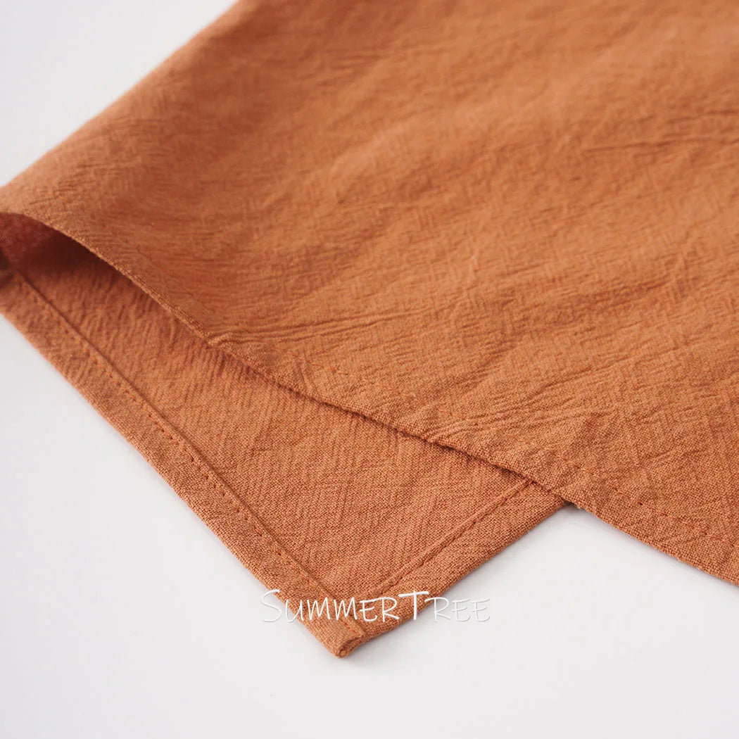 Serviette de table coton lot 24 style mediterraneen - vue 5 sur 6