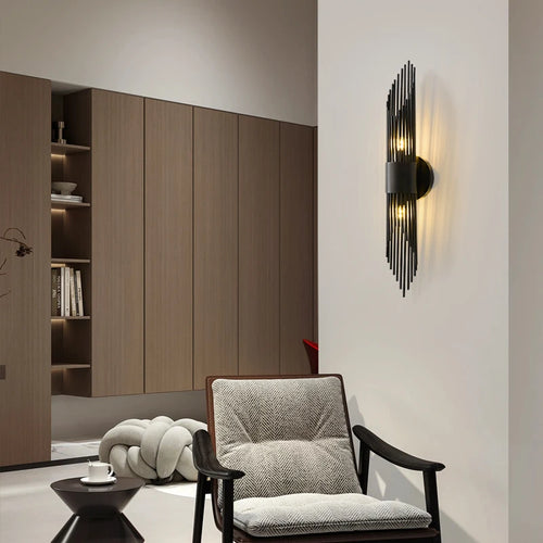 applique murale rétro en cuivre pour décoration intérieure élégante