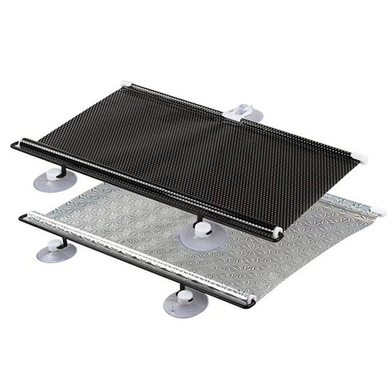 Store enrouleur occultant sans perçage à ventouses fenêtre