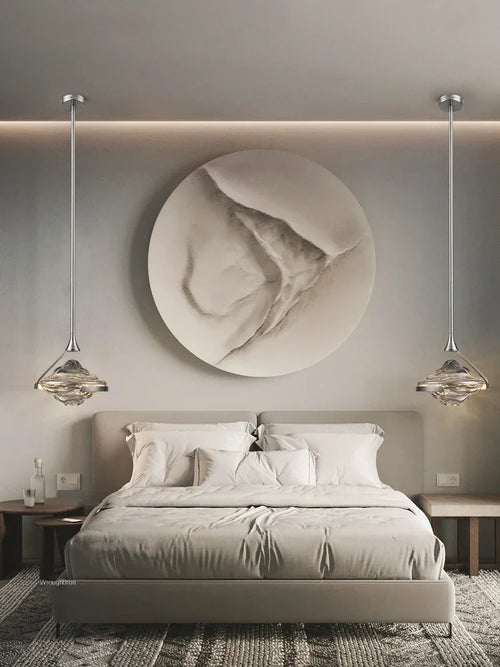 Moderne nordische Pendelleuchte aus Glas für den Innenbereich - vue 6 sur 8