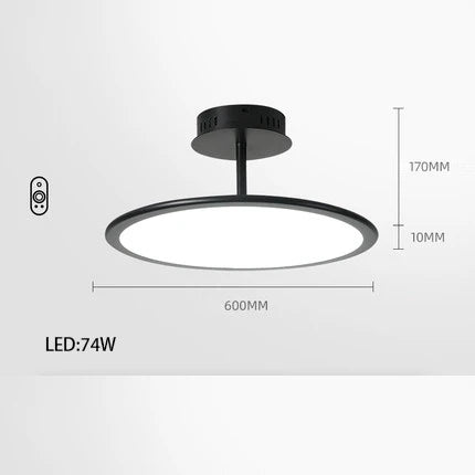 Minimalistische dimmbare LED-Pendelleuchte dekorativ