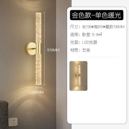 Applique Murale Cristal LED Haut/Bas - vue 7 sur 10