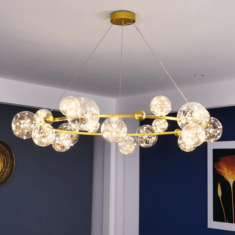 Lustre nordique moderne étoilé pour un intérieur créatif