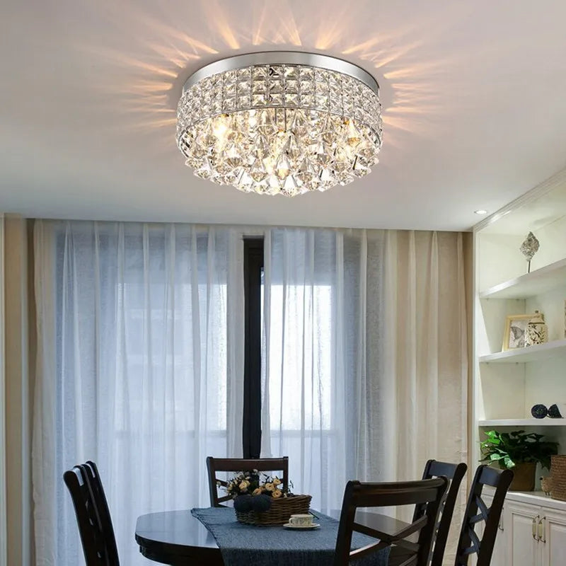 plafonnier en cristal design moderne pour intérieur élégant - vue 3 sur 8