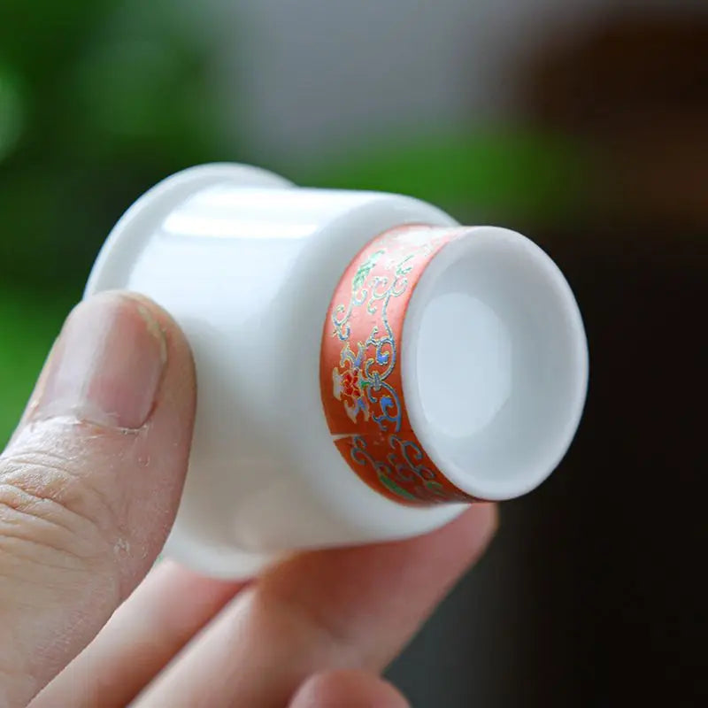 Service the kung fu porcelaine jade 6 tasses