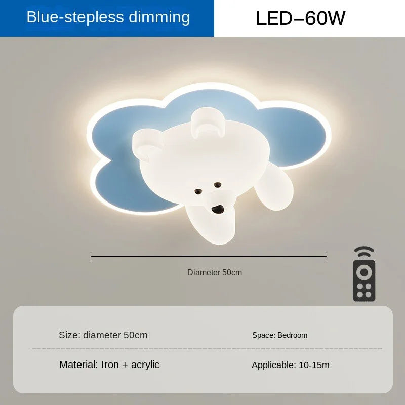 LED-Deckenleuchte Bär für Kinderzimmer - vue 9 sur 12