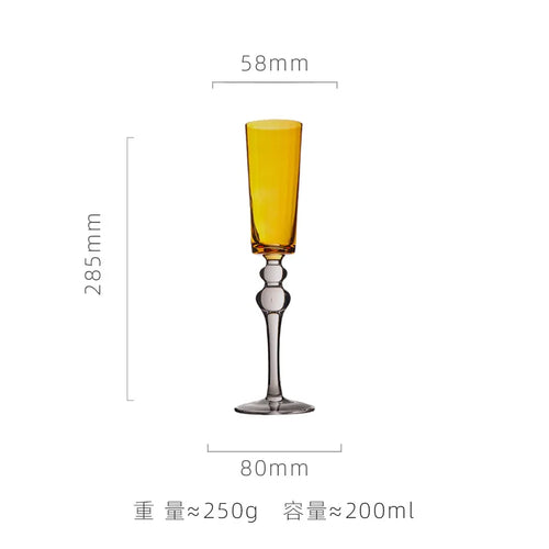 Verre champagne festif coupe cristal style noel